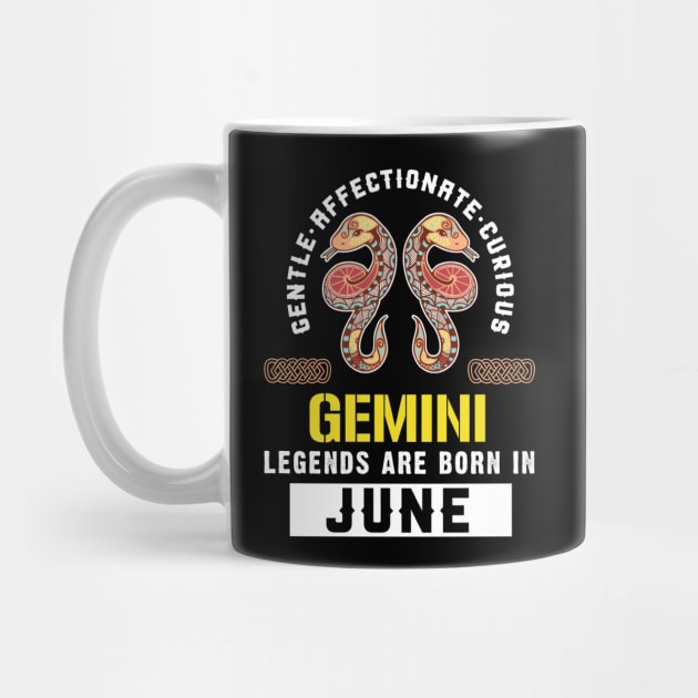 Zodiac Gemini: Born In June by POD Anytime